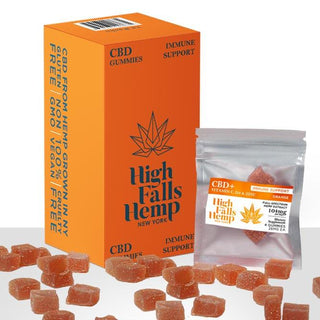 CBD Orange Immunity Gummies - High Falls Hemp NY